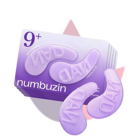 پچ زیر چشم NAD+ و کلاژن ضد چروک، ضد پف و تیرگی شماره 9 نامبوزین Numbuzin No.9 NAD+ Collagen Under Eye Patches